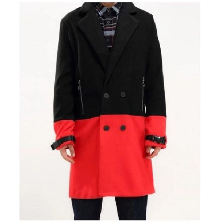 Bloody Brilliant Red Trench: The Halfway There Double Breasted Overcoat for Blokes